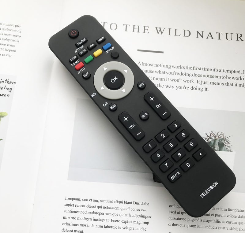 BOMAZ New Remote Control Replacement for Philips LCD TV 42PFL3603D 42PFL5603D 47PFL3603D 47MF439B 52MF438B - Image 1